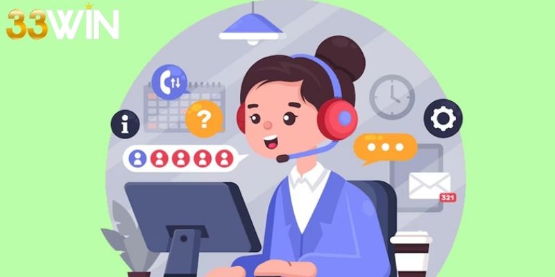 Người chơi có thể liên hệ 33win bằng mạng xã hội